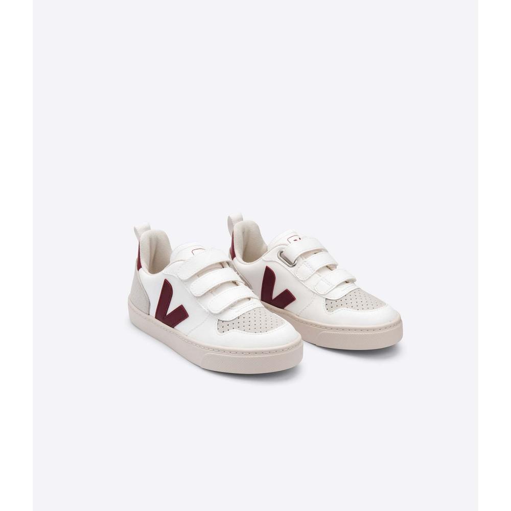 Veja V-10 CWL Schoenen Kinderen White/Red | BE 780DFM